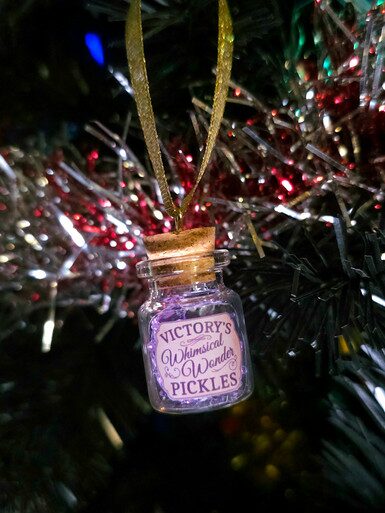 Victory's Whimsical Wonder Pickle Jar  Ornament